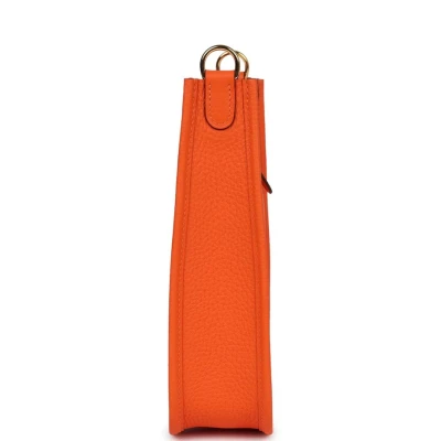 Hermes Evelyne TPM Orange Minium Clemence Gold Hardware