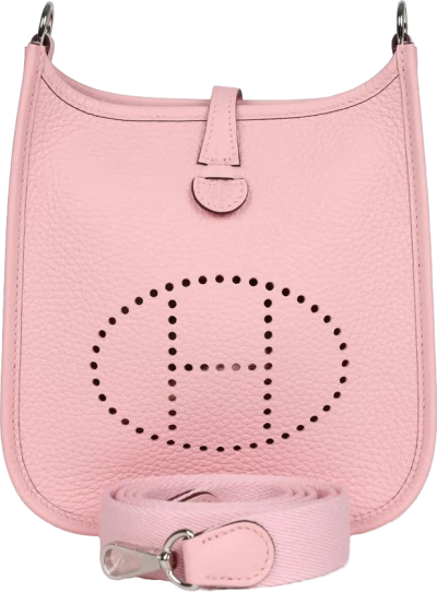 Hermes Evelyne TPM Rose Sakura Clemence Palladium Hardware Hermes Evelyne TPM Rose Sakura Clemence Palladium Hardware