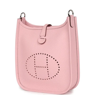 Hermes Evelyne TPM Rose Sakura Clemence Palladium Hardware Hermes Evelyne TPM Rose Sakura Clemence Palladium Hardware