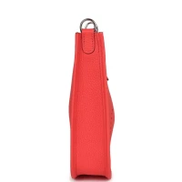 Hermes Evelyne TPM Rose Texas Clemence Palladium Hardware Hermes Evelyne TPM Rose Texas Clemence Palladium Hardware