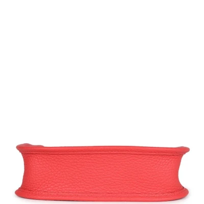 Hermes Evelyne TPM Rose Texas Clemence Palladium Hardware Hermes Evelyne TPM Rose Texas Clemence Palladium Hardware