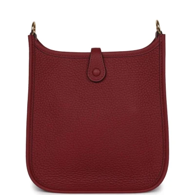 Hermes Evelyne TPM Rouge H Clemence Gold Hardware
