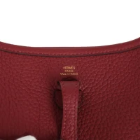 Hermes Evelyne TPM Rouge H Clemence Gold Hardware