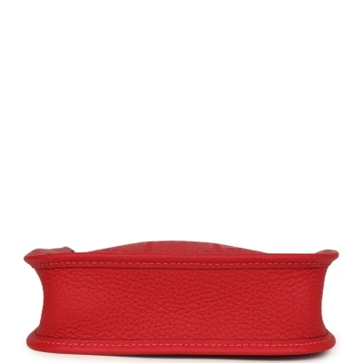 Hermes Evelyne TPM Vermillion Clemence Gold Hardware Hermes Evelyne TPM Vermillion Clemence Gold Hardware