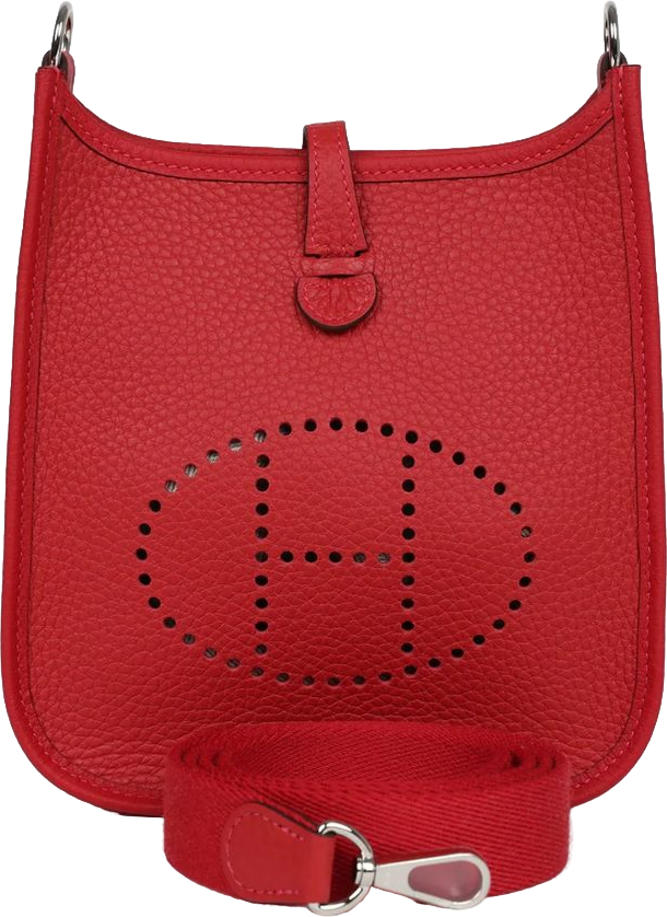 Hermes Evelyne TPM Vermillion Clemence Palladium Hardware