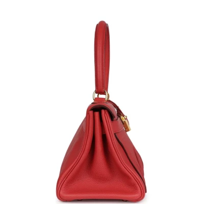 Hermes Fringe Shoulder Kelly 42 JPG Bougainvillea Clemence Gold Hardware Hermes Fringe Shoulder Kelly 42 JPG Bougainvillea Clemence Gold Hardware