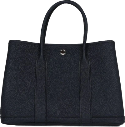 Hermes Garden Party 30 Bleu Nuit Negonda Palladium Hardware Hermes Garden Party 30 Bleu Nuit Negonda Palladium Hardware
