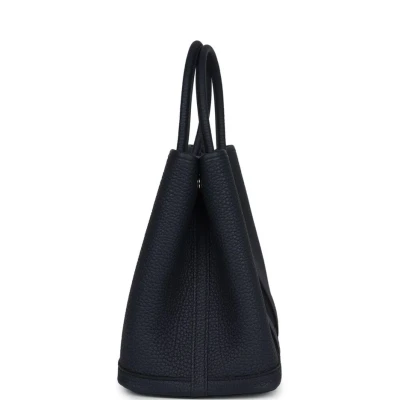 Hermes Garden Party 30 Bleu Nuit Negonda Palladium Hardware Hermes Garden Party 30 Bleu Nuit Negonda Palladium Hardware