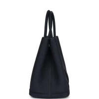 Hermes Garden Party 30 Bleu Nuit Negonda Palladium Hardware Hermes Garden Party 30 Bleu Nuit Negonda Palladium Hardware