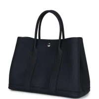 Hermes Garden Party 30 Bleu Nuit Negonda Palladium Hardware Hermes Garden Party 30 Bleu Nuit Negonda Palladium Hardware