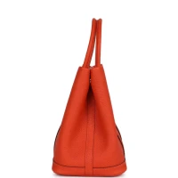 Hermes Garden Party 30 Capucine Negonda Palladium Hardware Hermes Garden Party 30 Capucine Negonda Palladium Hardware