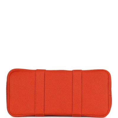 Hermes Garden Party 30 Capucine Negonda Palladium Hardware Hermes Garden Party 30 Capucine Negonda Palladium Hardware