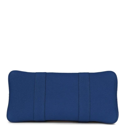 Hermes Garden Party 36 Bleu France Negonda and Ecru Canvas Palladium Hardware Hermes Garden Party 36 Bleu France Negonda and Ecru Canvas Palladium Hardware