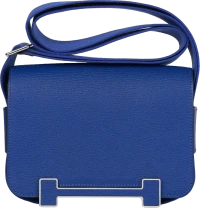 Hermes Geta Bleu Electric Chevre Palladium Hardware Hermes Geta Bleu Electric Chevre Palladium Hardware