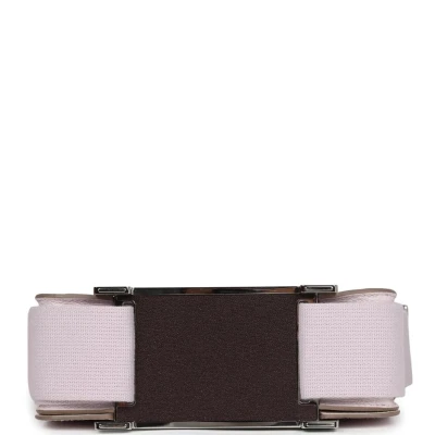 Hermes Geta Mauve Pale and Rouge Sellier Chevre Palladium Hardware Hermes Geta Mauve Pale and Rouge Sellier Chevre Palladium Hardware