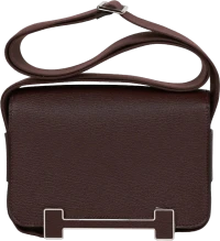 Hermes Geta Rouge Sellier Chevre Palladium Hardware Hermes Geta Rouge Sellier Chevre Palladium Hardware