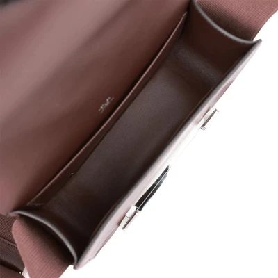 Hermes Geta Rouge Sellier Chevre Palladium Hardware Hermes Geta Rouge Sellier Chevre Palladium Hardware