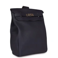 Hermes Hac A Dos GM Backpack Bleu Nuit Togo Palladium Hardware Hermes Hac A Dos GM Backpack Bleu Nuit Togo Palladium Hardware