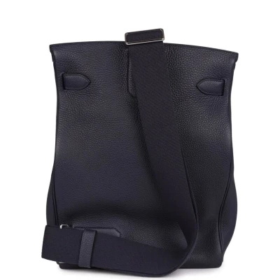 Hermes Hac A Dos GM Backpack Bleu Nuit Togo Palladium Hardware Hermes Hac A Dos GM Backpack Bleu Nuit Togo Palladium Hardware