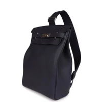 Hermes Hac A Dos GM Backpack Bleu Nuit Togo Palladium Hardware Hermes Hac A Dos GM Backpack Bleu Nuit Togo Palladium Hardware