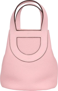 Hermes In-The-Loop 18 Rose Sakura Clemence and Swift Palladium Hardware Hermes In-The-Loop 18 Rose Sakura Clemence and Swift Palladium Hardware