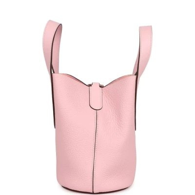 Hermes In-The-Loop 18 Rose Sakura Clemence and Swift Palladium Hardware Hermes In-The-Loop 18 Rose Sakura Clemence and Swift Palladium Hardware