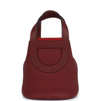 Hermes In-The-Loop 18 Rouge H Clemence and Swift Gold Hardware Hermes In-The-Loop 18 Rouge H Clemence and Swift Gold Hardware