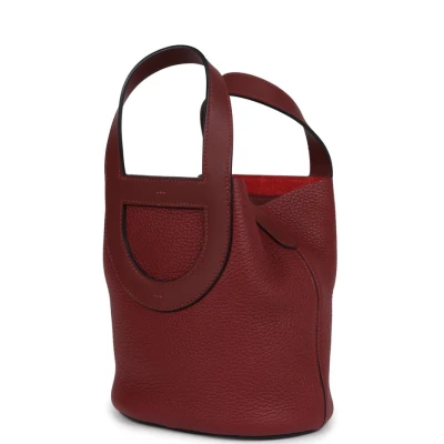 Hermes In-The-Loop 18 Rouge H Clemence and Swift Gold Hardware Hermes In-The-Loop 18 Rouge H Clemence and Swift Gold Hardware
