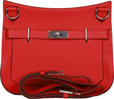 Hermes Jypsiere 28 Rouge De Coeur Clemence Palladium Hardware Hermes Jypsiere 28 Rouge De Coeur Clemence Palladium Hardware