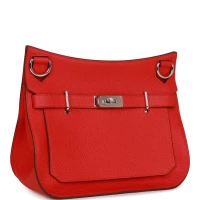 Hermes Jypsiere 28 Rouge De Coeur Clemence Palladium Hardware Hermes Jypsiere 28 Rouge De Coeur Clemence Palladium Hardware