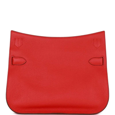 Hermes Jypsiere 28 Rouge De Coeur Clemence Palladium Hardware Hermes Jypsiere 28 Rouge De Coeur Clemence Palladium Hardware