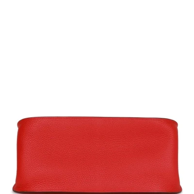 Hermes Jypsiere 28 Rouge De Coeur Clemence Palladium Hardware Hermes Jypsiere 28 Rouge De Coeur Clemence Palladium Hardware