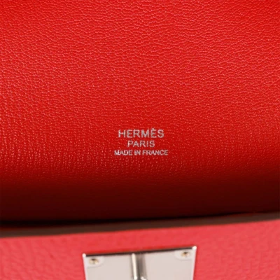Hermes Jypsiere 28 Rouge De Coeur Clemence Palladium Hardware Hermes Jypsiere 28 Rouge De Coeur Clemence Palladium Hardware