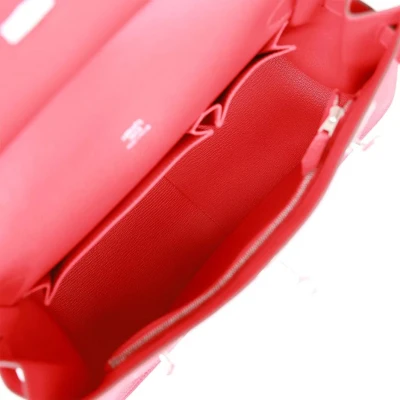 Hermes Jypsiere 28 Rouge De Coeur Clemence Palladium Hardware Hermes Jypsiere 28 Rouge De Coeur Clemence Palladium Hardware