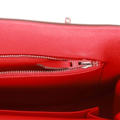 Hermes Jypsiere 28 Rouge De Coeur Clemence Palladium Hardware Hermes Jypsiere 28 Rouge De Coeur Clemence Palladium Hardware
