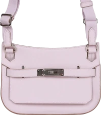 Hermes Jypsiere Mini Mauve Pale Verso Evercolor Palladium Hardware Hermes Jypsiere Mini Mauve Pale Verso Evercolor Palladium Hardware