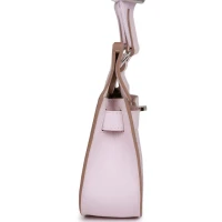Hermes Jypsiere Mini Mauve Pale Verso Evercolor Palladium Hardware Hermes Jypsiere Mini Mauve Pale Verso Evercolor Palladium Hardware