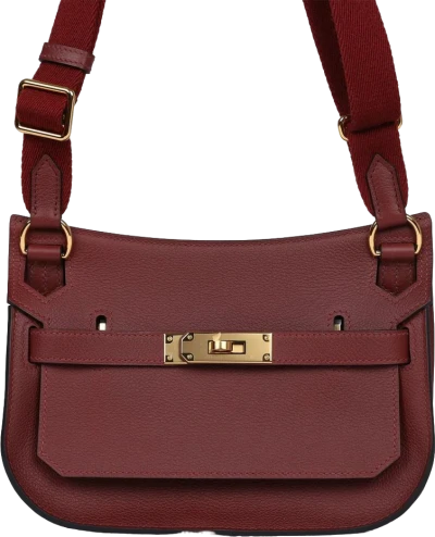 Hermes Jypsiere Mini Rouge H Evercolor Gold Hardware Hermes Jypsiere Mini Rouge H Evercolor Gold Hardware