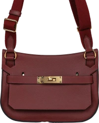 Hermes Jypsiere Mini Rouge H Evercolor Gold Hardware Hermes Jypsiere Mini Rouge H Evercolor Gold Hardware