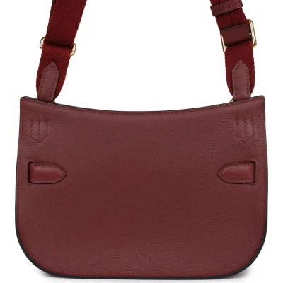 Hermes Jypsiere Mini Rouge H Evercolor Gold Hardware Hermes Jypsiere Mini Rouge H Evercolor Gold Hardware