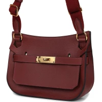 Hermes Jypsiere Mini Rouge H Evercolor Gold Hardware Hermes Jypsiere Mini Rouge H Evercolor Gold Hardware