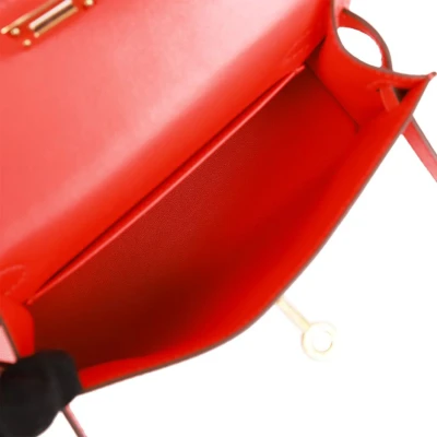 Hermes Kelly 20 Capucine Chevre Gold Hardware Hermes Kelly 20 Capucine Chevre Gold Hardware