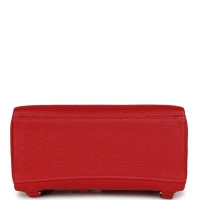 Hermes Kelly Ado II Backpack Rouge Casaque Clemence Gold Hardware Hermes Kelly Ado II Backpack Rouge Casaque Clemence Gold Hardware