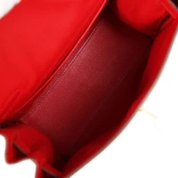 Hermes Kelly Ado II Backpack Rouge Casaque Clemence Gold Hardware Hermes Kelly Ado II Backpack Rouge Casaque Clemence Gold Hardware