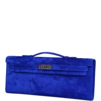 Hermes Kelly Cut Bleu Electric Doblis Palladium Hardware Hermes Kelly Cut Bleu Electric Doblis Palladium Hardware