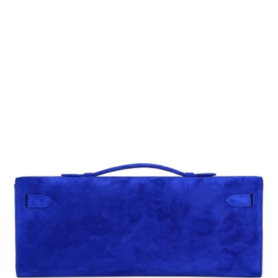Hermes Kelly Cut Bleu Electric Doblis Palladium Hardware Hermes Kelly Cut Bleu Electric Doblis Palladium Hardware