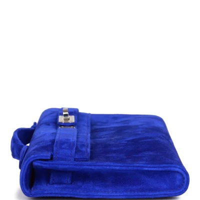 Hermes Kelly Cut Bleu Electric Doblis Palladium Hardware Hermes Kelly Cut Bleu Electric Doblis Palladium Hardware
