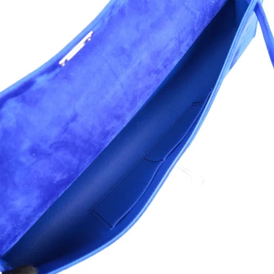 Hermes Kelly Cut Bleu Electric Doblis Palladium Hardware Hermes Kelly Cut Bleu Electric Doblis Palladium Hardware