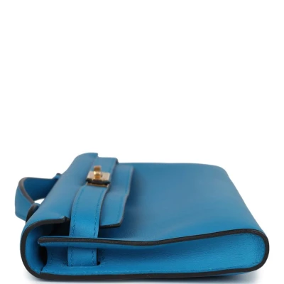 Hermes Kelly Cut Bleu Zanzibar Swift Gold Hardware Hermes Kelly Cut Bleu Zanzibar Swift Gold Hardware