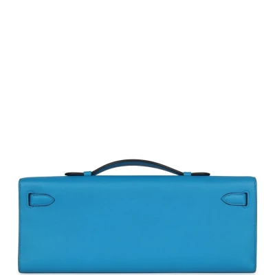 Hermes Kelly Cut Bleu Zanzibar Swift Gold Hardware Hermes Kelly Cut Bleu Zanzibar Swift Gold Hardware